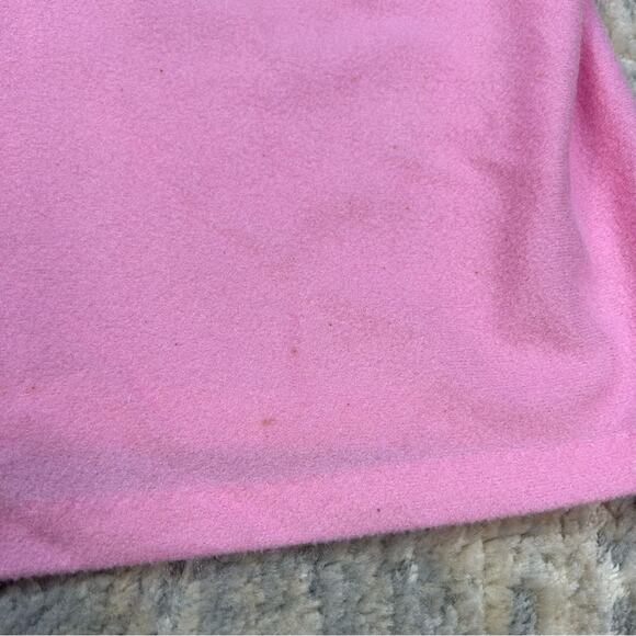 Vintage 1980s Edie Bee by Jackie Girls Polyester Pink Ling Robe Size 8 - Picture 8 of 9